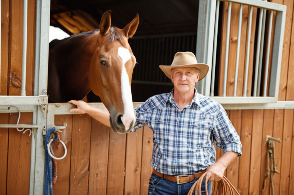 Diverse group of equestrians